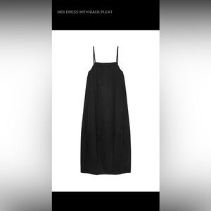 Zara Black Dress with Back Pleat
